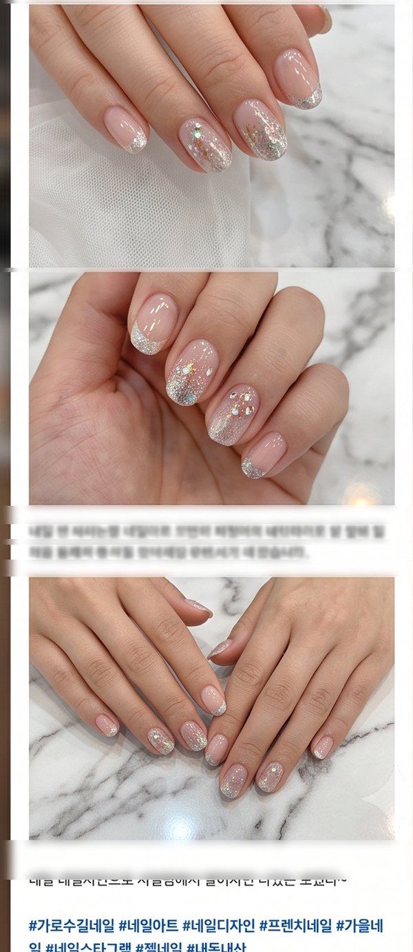 네이버 블로그 체험단 후기 예시 — 네일아트 리뷰 글